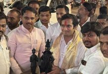 मंगळवेढा तालुका भाजपा युवा मोर्चाच्या वतीने प्रदेशाध्यक्ष कृष्णराज महाडिक यांचा सत्कार