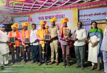 शिरनांदगी येथे पोलीस बांधवांचा भव्य सत्कार सोहळा उत्साहात संपन्न,राजमाता पुण्यश्लोक अहिल्यादेवी होळकर जयंतीनिमित्त भव्य मिरवणूक; नवनियुक्त पोलीस अधिकारी-कर्मचाऱ्यांचा गौरव